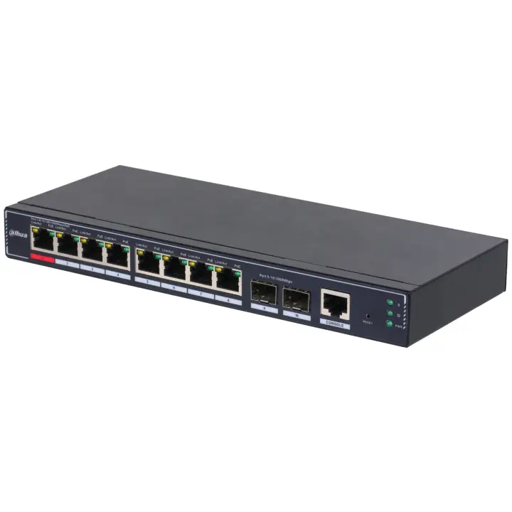 PoE SG4010P-2F Gestionado L2 Gigabit Ethernet (10/100/1000) Energía sobre Ethernet (PoE) Negro