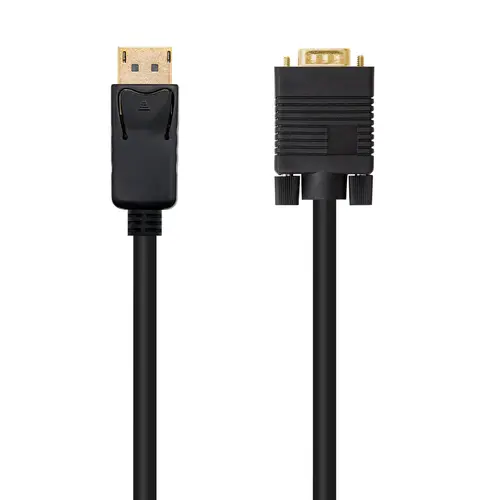 Cable conversor DISPLAYPORT a VGA, DP/M - VGA/M, Negro, 2.0 M - Imagen 2