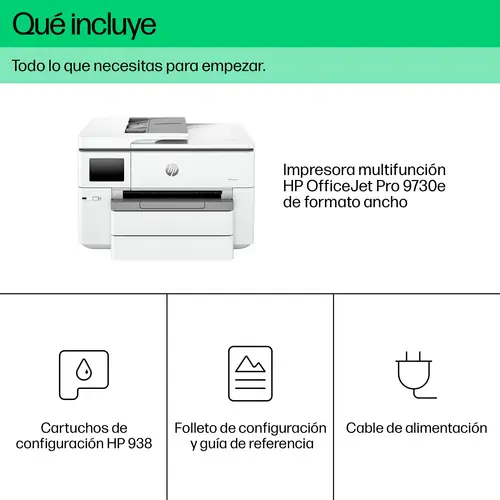 OfficeJet Pro 9730e Inalámbrico All-in-One Color Impresora, Servicio Instant Ink  Impresión a doble cara - Imagen 7