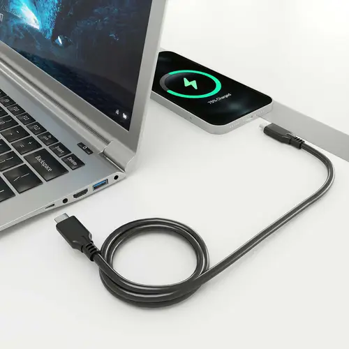 Cable USB 3.2 Gen2x2 20Gbps 8K@30Hz 5A 100W E-Marker, Tipo USB-C/M-USB-C/M, Negro, 3.0m - Imagen 5