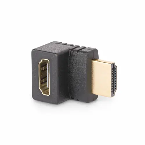 Adaptador HDMI 2.0 Acodado Hacia Arriba - Macho a Hembra - Adaptador HDMI en Ángulo Recto - Ahorrador de Puertos HDMI de Alta Velocidad 4K 60Hz - Imagen 2
