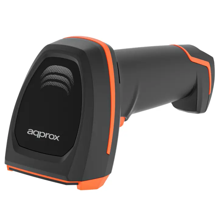 APPLS24WS lector de código de barras Lector de códigos de barras portátil 1D/2D Negro, Naranja