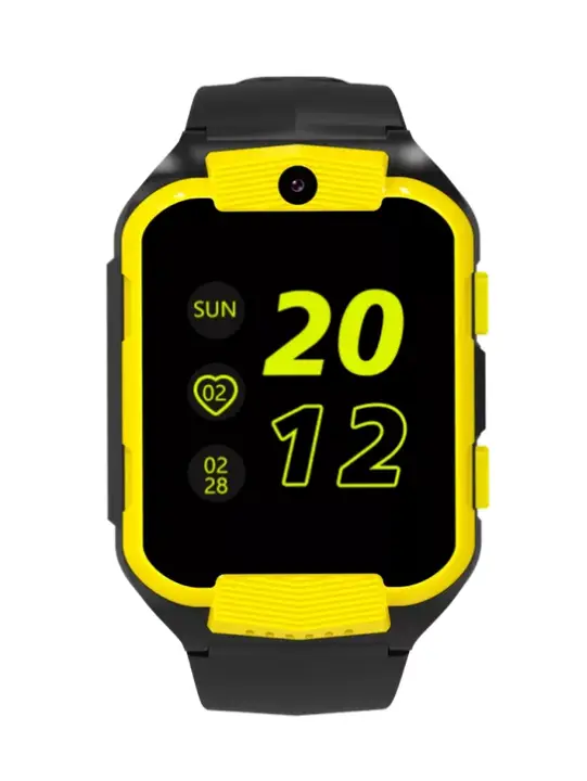 Reloj para niños Cindy KW-41 4G Cámara, música, Amarillo/Negro