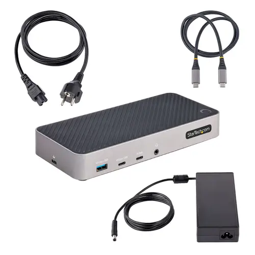 Docking Station USB-C para 3 Monitores - Dock USB C Triple HDMI/DP de 4K - 5x Hub USB - GbE - PD 100W - Replicador de Puertos - Compatible Thunderbolt 3/4 - Imagen 8