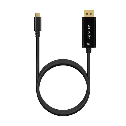 Cable Conversor USB-C a Displayport 8K@60Hz, USB-C/M-DP/M, Negro, 1.8M - Imagen 3