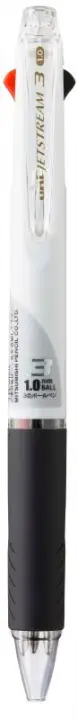BOLIGRAFO JETSTREAM 3 COLORES CUERPO BLANCO UNI-BALL 246249000