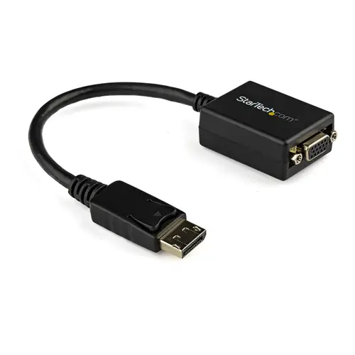Adaptador Conversor de Vídeo DisplayPort DP a VGA HD15 - Convertidor Activo - 1920x1200 - Imagen 1