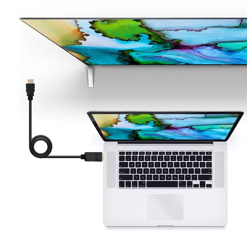 Cable conversor DISPLAYPORT a HDMI, DP/M - HDMI/M, Negro, 5.0 M - Imagen 4