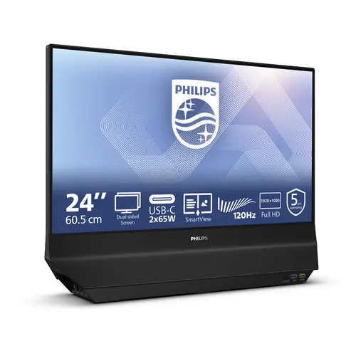 24B2D5300/00 pantalla para PC 60,5 cm (23.8") 1920 x 1080 Pixeles Full HD LCD Negro - Imagen 3