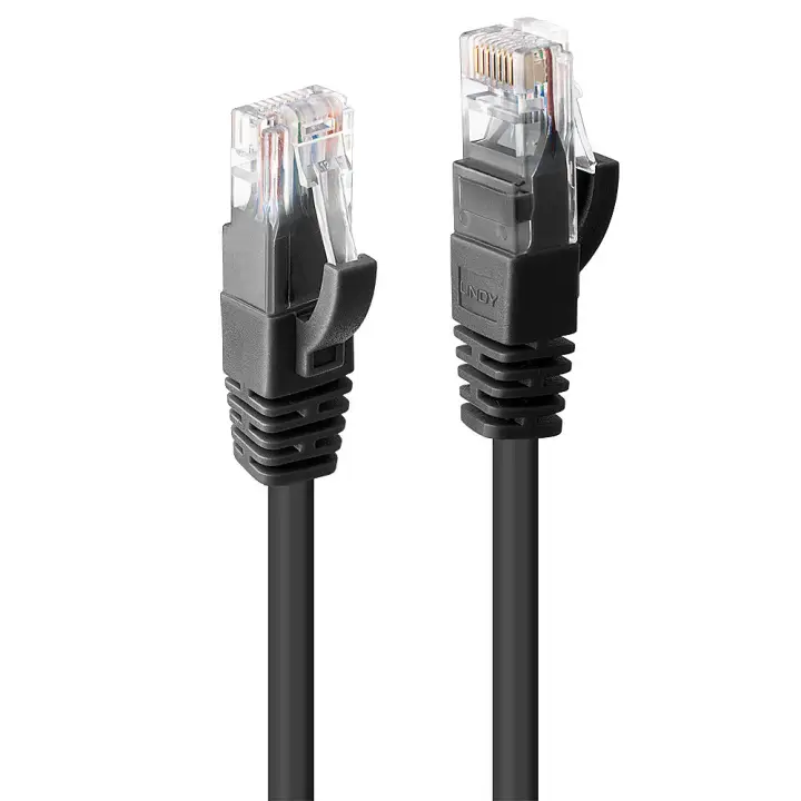 48078 cable de red Negro 2 m Cat6 U/UTP (UTP)