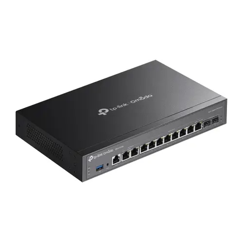 Omada ER7412-M2 router 2.5 Gigabit Ethernet, Gigabit Ethernet Negro - Imagen 4