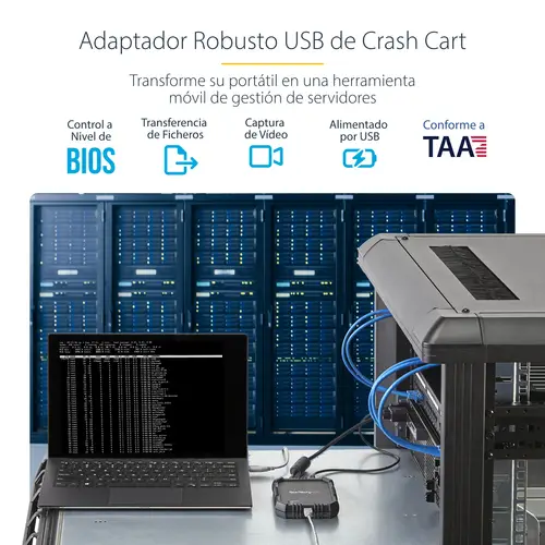 Consola KVM con Carcasa Resistente de Ordenador Portátil a Servidor - Imagen 9