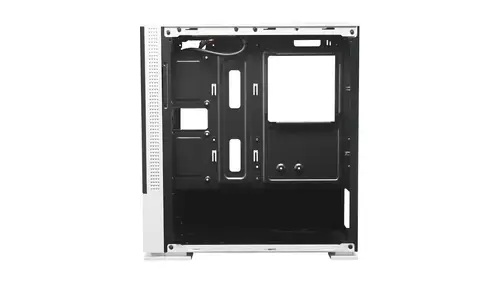 MCZW, Caja PC Compacta Premium, MicroATX, Panel+Frontal Mesh, Blanco - Imagen 4