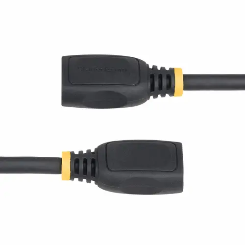 Cable HDMI 2.0 de Extensión Alargador de 18in (0,5m) - Cable HDMI de Alta Velocidad Ahorrador de Puertos - 4K 60Hz - Cable Extensor HDMI Macho a Hembra - Imagen 5