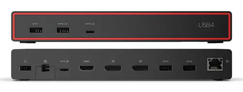 ThinkPad USB4 Dock 5000 Alámbrico Thunderbolt 4 Negro - Imagen 11