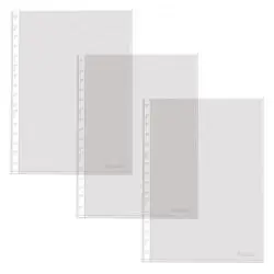 DOHE FUNDA MULTITALADRO 16 PP CRISTAL A4 70 MICRAS PREMIUM CRISTAL -100U-