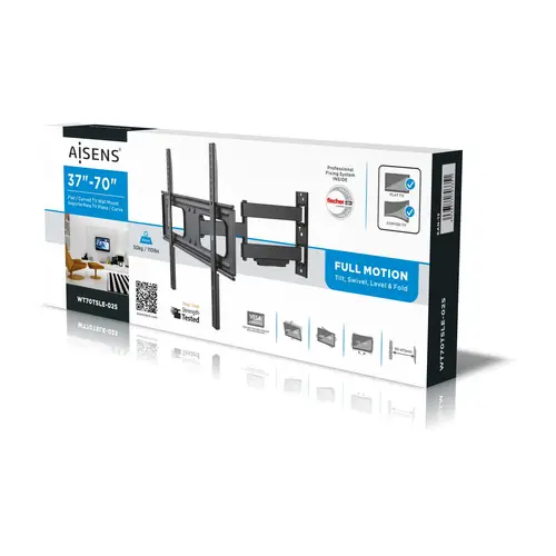 WT70TSLE-025 soporte para TV 177,8 cm (70") Negro - Imagen 7