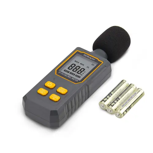 Medidor Portátil Digital de Ruido con Pantalla LCD - Medidor de Decibelios - Sonómetro - Medidor del Nivel del Sonido - 30-130dBA - Imagen 7