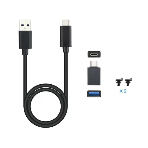 TQE-2280B caja para disco duro externo Caja externa para unidad de estado sólido (SSD) Negro M.2 - Imagen 6