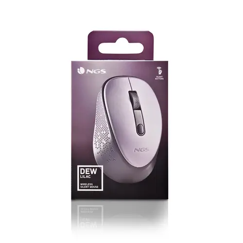 DEW ratón Oficina Ambidextro RF inalámbrico Óptico 1600 DPI - Imagen 7