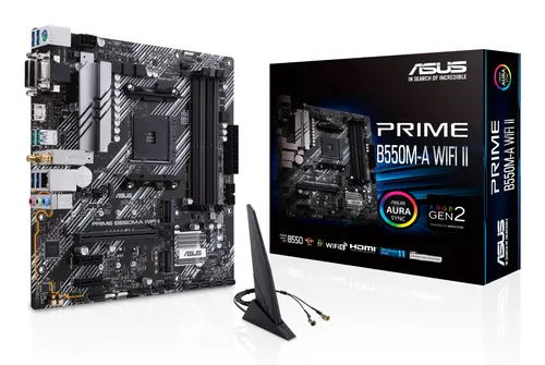 PRIME B550M-A WIFI II AMD B550 Zócalo AM4 micro ATX - Imagen 1