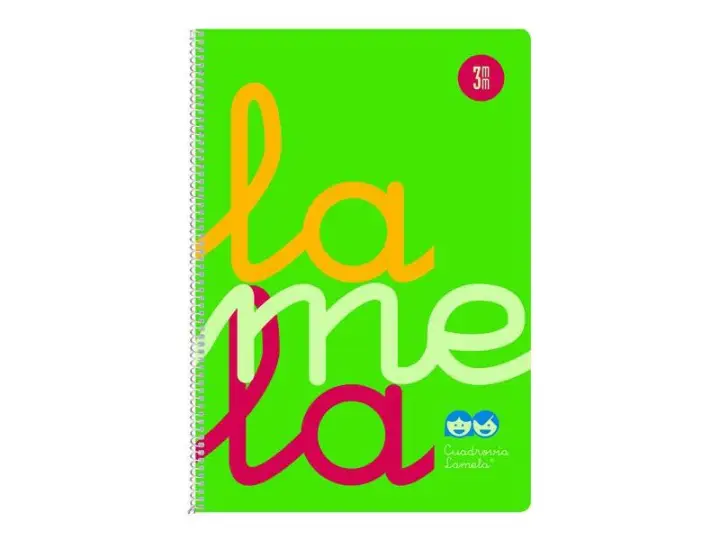 Cuaderno Fº polipropileno C3 80 hojas 90 grs verde 7FTP003V