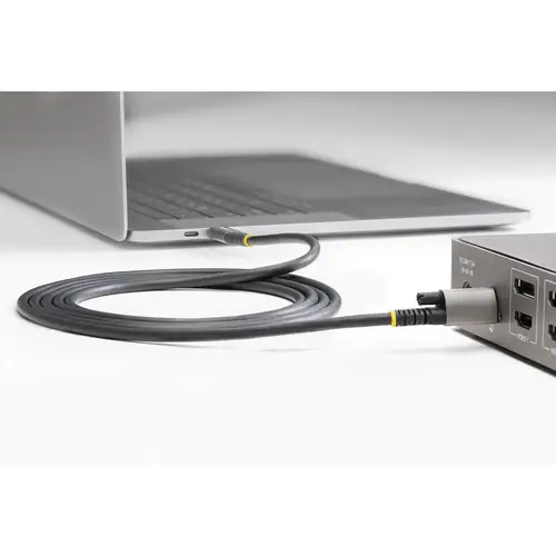 Cable de 50cm USB-C con Tornillo Superior de Fijación -10Gbps - Cable Tipo C USB 3.2 Gen 2 - con Carga por Entrega de Alimentación PD de 100W (5A), Modo Alt de DP - Imagen 8