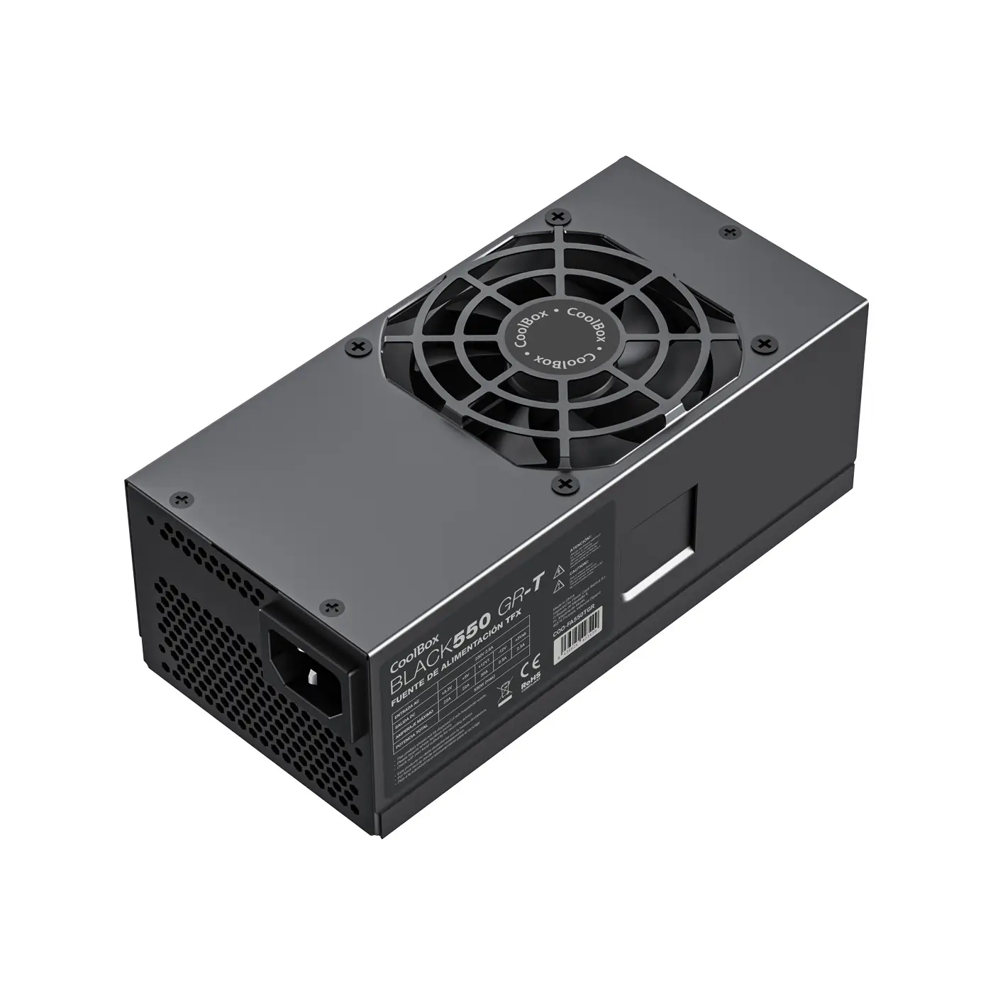 FUENTE DE ALIMENTACION TFX BLACK550 GR-T 550W NEGRA