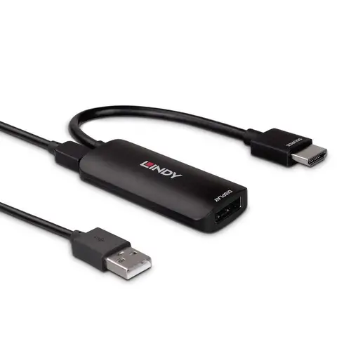 38329 adaptador de cable de vídeo 0,157 m HDMI tipo A (Estándar) DisplayPort Negro - Imagen 5