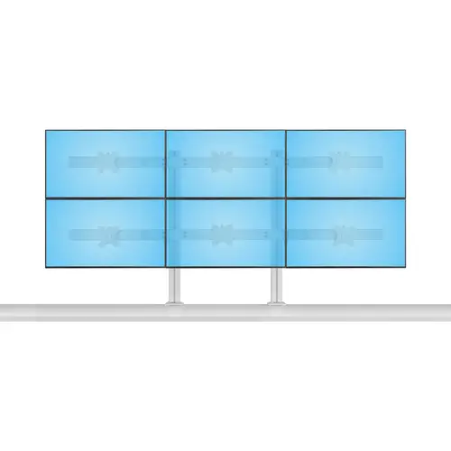 6-MONITOR-ARM-A soporte para monitor 81,3 cm (32") Escritorio Blanco - Imagen 3