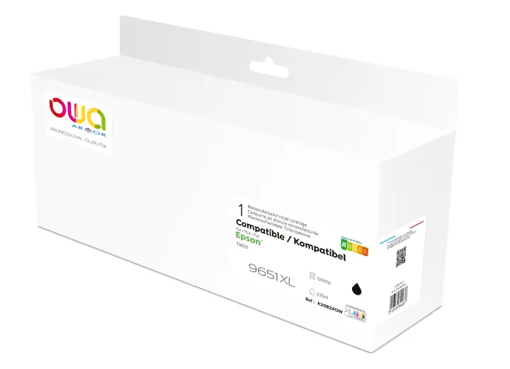 K20824OW cartucho de tinta 1 pieza(s) Compatible Negro