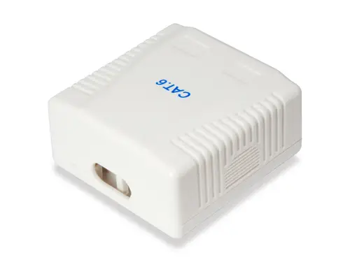 235214 caja de tomacorriente RJ-45 Blanco - Imagen 6