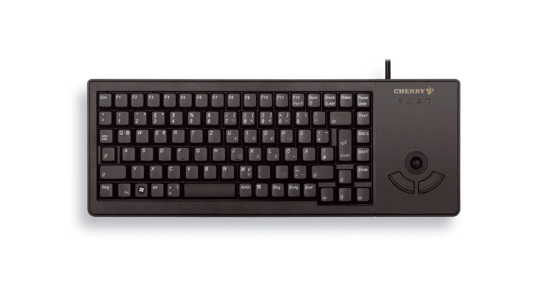 XS Trackball teclado USB Negro