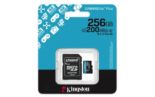 Tarjeta microSDXC Canvas Go Plus Gen4 de 256 GB, 200 MB/s, A2 U3 V30 y adaptador - Imagen 5