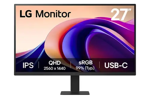 27'' QHD Monitor pantalla para PC 68,6 cm (27") 2560 x 1440 Pixeles Quad HD Negro - Imagen 1