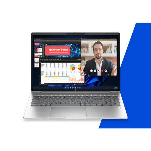 DU1C6AT ordenador portatil AMD Ryzen 7 250 Portátil 40,6 cm (16") WUXGA 32 GB LPDDR5x-SDRAM 512 GB SSD Wi-Fi 7 (802.11be) Windows 11 Pro Plata - Imagen 15