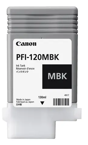 PFI-120MBK cartucho de tinta 1 pieza(s) Original Negro mate