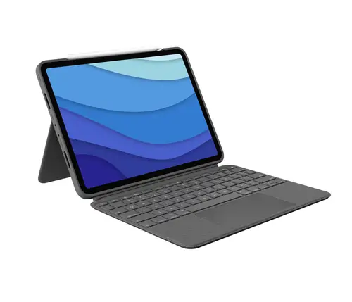 920-010145 teclado para móvil QWERTY Español Smart Connector Gris - Imagen 2