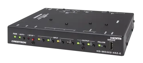 CRESTRON 4X2 4K60 4:4:4 HDR AV SWITCHER (HD-MD4X2-4KZ-E) 6511307