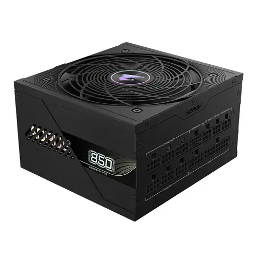 AORUS ELITE P850W Fuente de Alimentación - PCIe 5.0, 80 PLUS Platinum, Diseño completamente modular, Ventilador de 120 mm, Compatible con ATX 3.0, Enchufe UE - Imagen 5