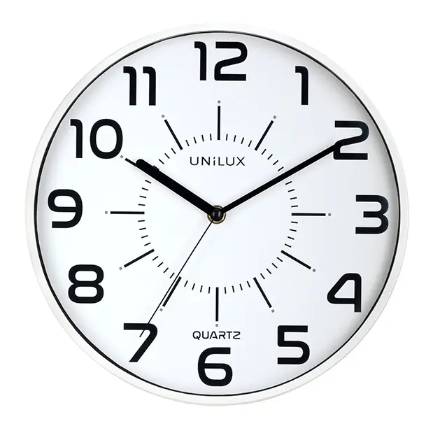 POP Pared Quartz clock Alrededor Blanco