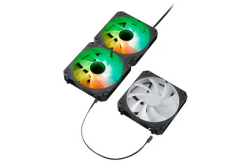 Gaming Ventilador Arclight 2.0 Pack 3 en 1 Negro, Iluminación ARGB y Capacidad de Conectarlos en Serie (Clic&Go) - Imagen 4