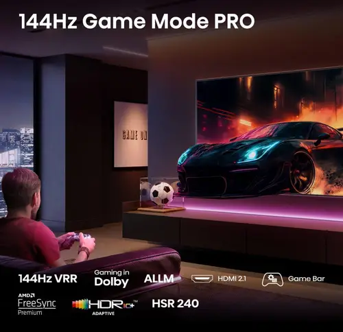 65E7Q PRO 165,1 cm (65") 4K Ultra HD Smart TV Wifi Negro 385 cd / m² - Imagen 3