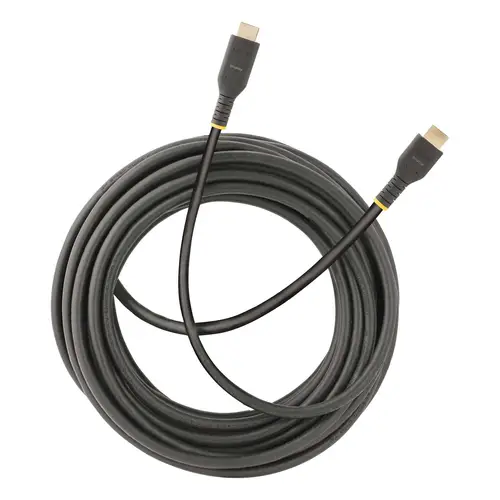 Cable de 10m HDMI Activo - HDMI 2.0 4K 60Hz UHD - Cable de Servicio Pesado - Resistente - con Fibra de Aramida - Cable HDMI de Alta Velocidad con Ethernet - Imagen 6