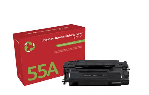 Remanufacturado Everyday Tóner Everyday Mono remanufacturado de Xerox es compatible con HP 55A (CE255A), Capacidad estándar - Imagen 1