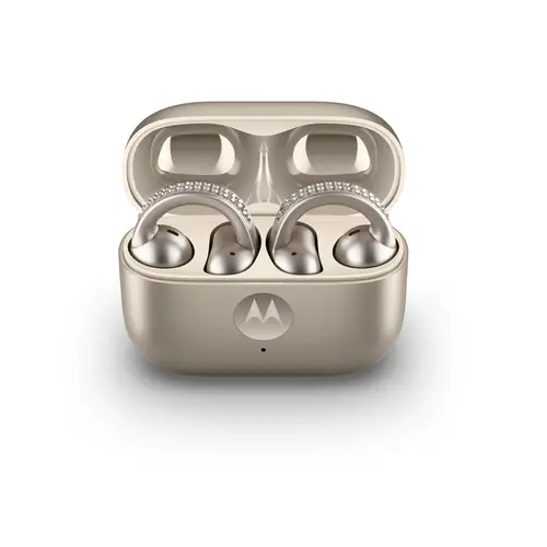 moto buds loop Auriculares Inalámbrico Clip de oreja Llamadas/Música/Deporte/Uso diario Bluetooth Beige - Imagen 1
