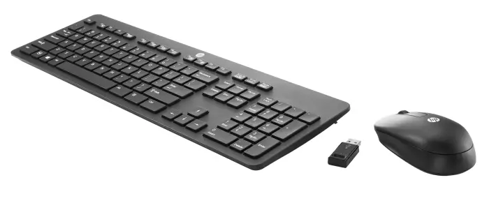 Ratón y teclado inalámbricos compactos