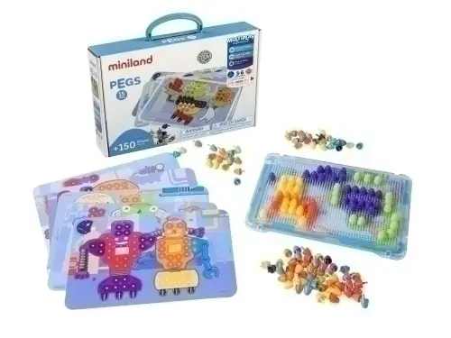 JUEGO ED.MINILAND PEGS 15 MM (3-6 años)