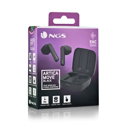 ARTICA MOVE Auriculares Inalámbrico Dentro de oído Llamadas/Música Bluetooth Negro - Imagen 8