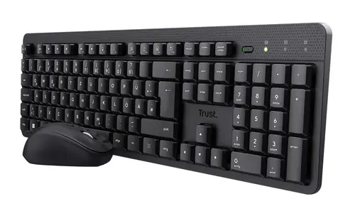 TKM-360 teclado Ratón incluido Oficina RF inalámbrico QWERTY Español Negro - Imagen 1